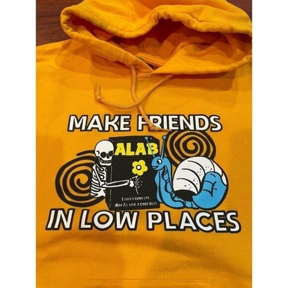 A.LAB MAKE FRIENDS HOODIE SZ SMALL - Picture 7 of 8